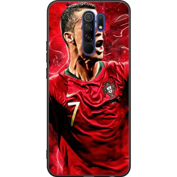 Xiaomi Redmi 9 Svart deksel Cristiano Ronaldo