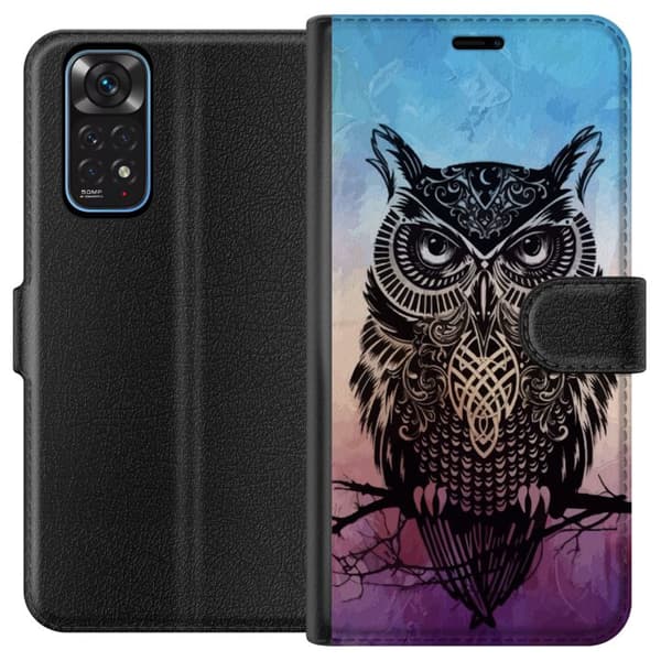 Kompatibelt Plånboksfodral till Xiaomi Redmi Note 11 Owl