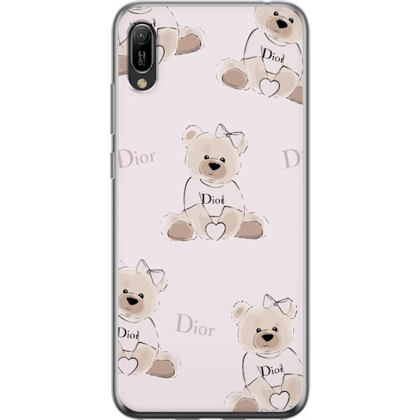 Huawei Y6 Pro (2019) Gennemsigtig cover Teddy Dior Vibes - luk