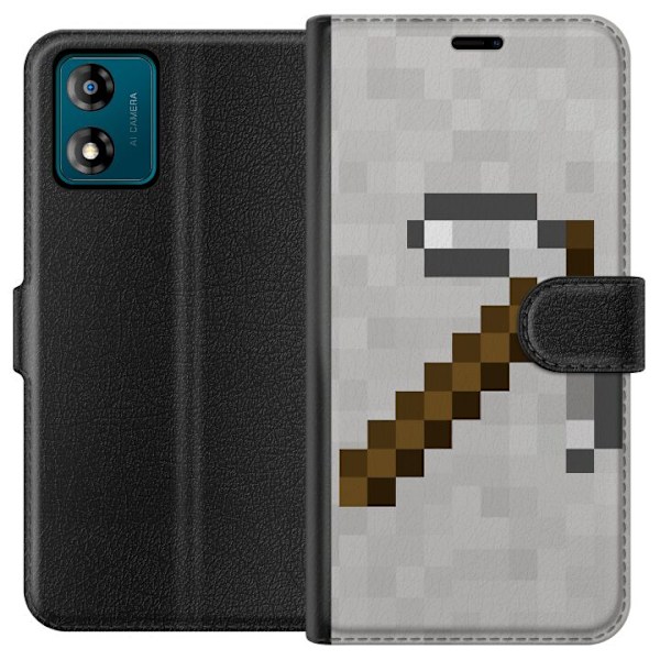 Motorola Moto E13 Tegnebogsetui Minecraft Værktøjer
