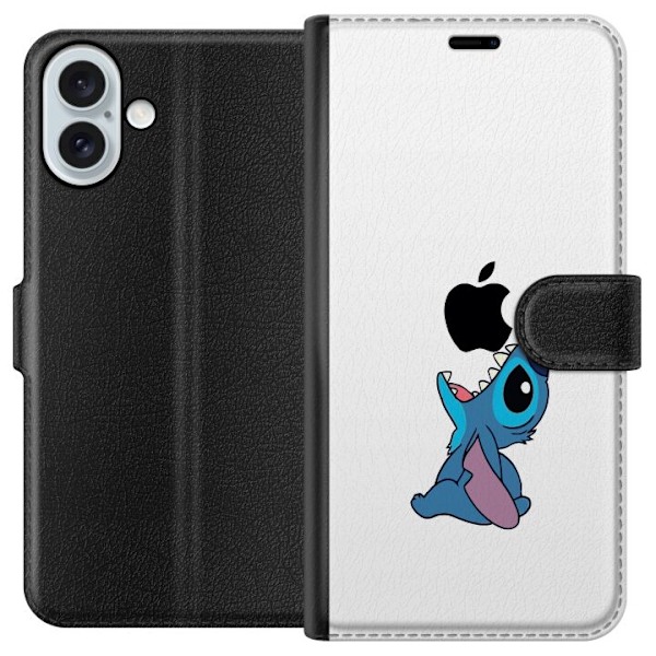 Apple iPhone 16 Plus Lompakkokotelo Stitch Apple