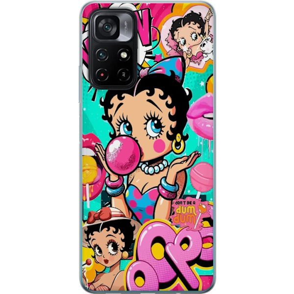 Xiaomi Poco M4 Pro 5G Genomskinligt Skal Betty Boop