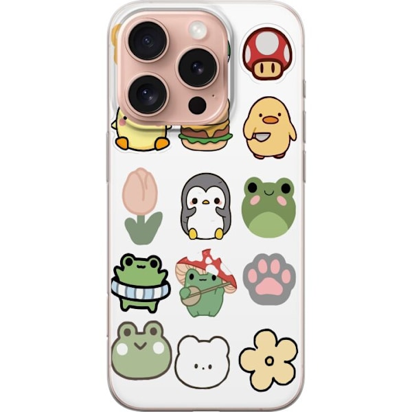 Apple iPhone 16 Pro Gennemsigtig cover Kawaii Friends
