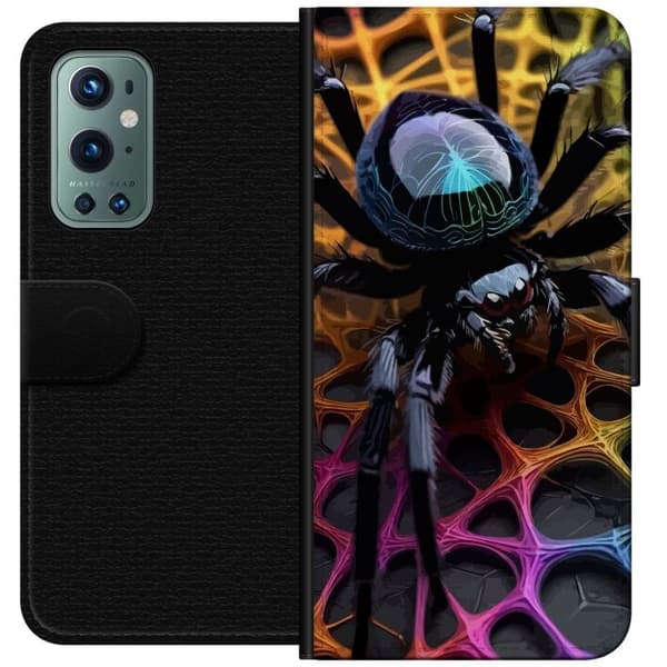 Kompatibelt Plånboksfodral till OnePlus 9 Pro Spindel