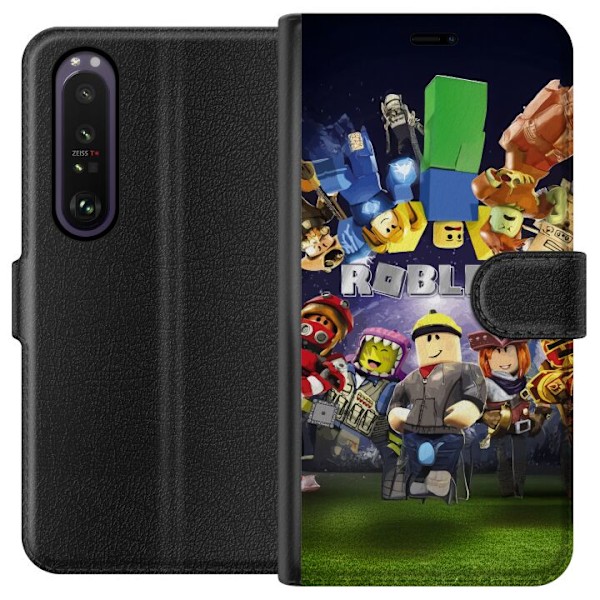 Sony Xperia 1 III Tegnebogsetui Roblox Verden - Gaming Eventyr
