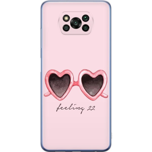 Xiaomi Poco X3 Pro Gennemsigtig cover Taylor Swift - Feeling 2