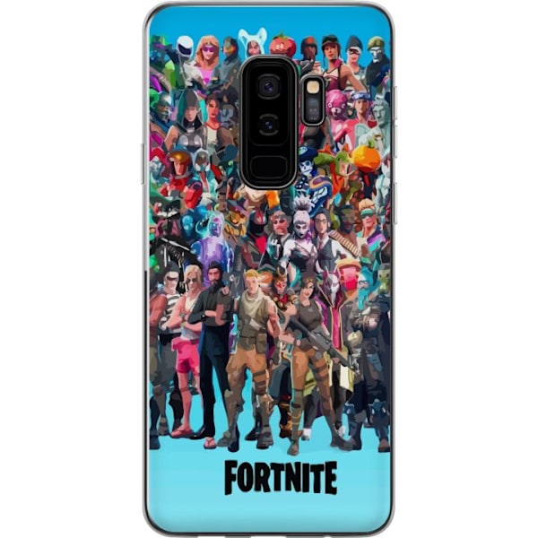 Samsung Galaxy S9+ Gennemsigtig cover Fortnite