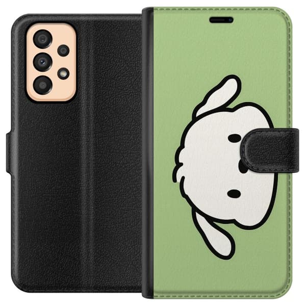 Kompatibelt Plånboksfodral till Samsung Galaxy A33 5G Snoopy Flip