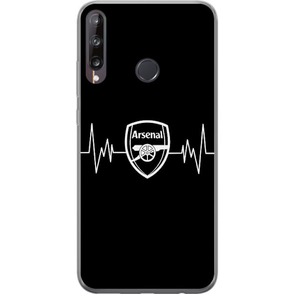 Huawei P40 lite E Genomskinligt Skal Arsenal