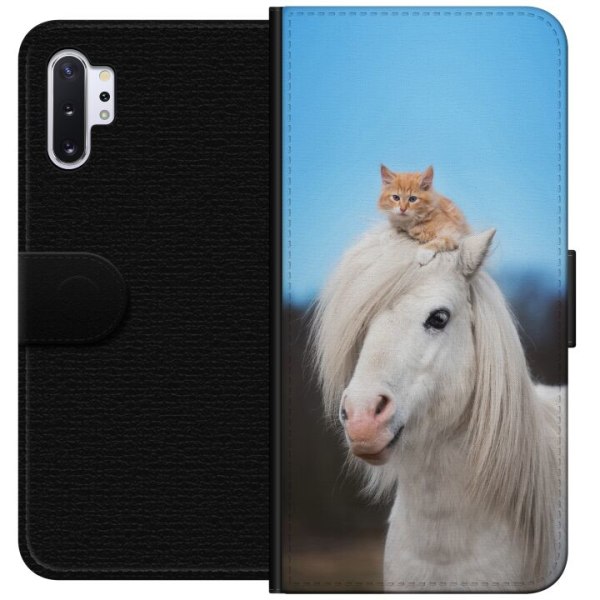 Samsung Galaxy Note10+ Tegnebogsetui Hest & Kat