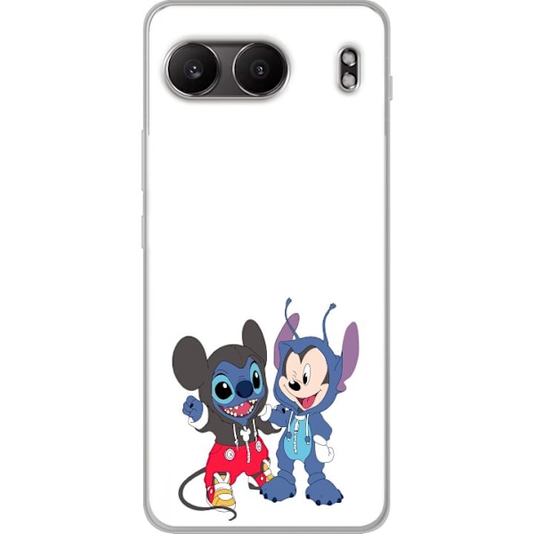 OnePlus Nord 4 Läpinäkyvä kuori Stitch Mikki Hiiri