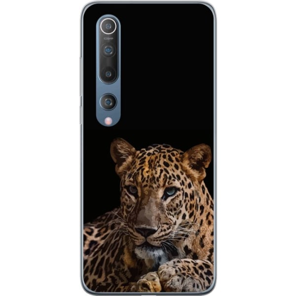 Xiaomi Mi 10 5G Gennemsigtig cover Leopard