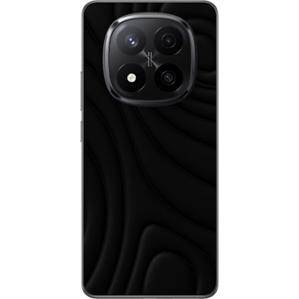 Xiaomi Redmi Note 14 Pro+ Gjennomsiktig deksel Svarte Bølger