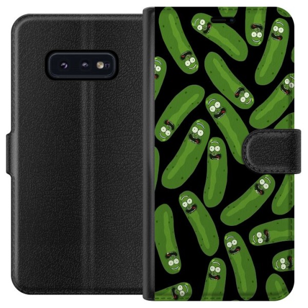 Samsung Galaxy S10e Lommeboketui Rick and Morty - Pickle Rick