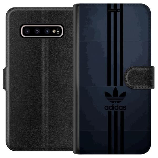 Kompatibelt Lommeboketui til Samsung Galaxy S10+ Adidas
