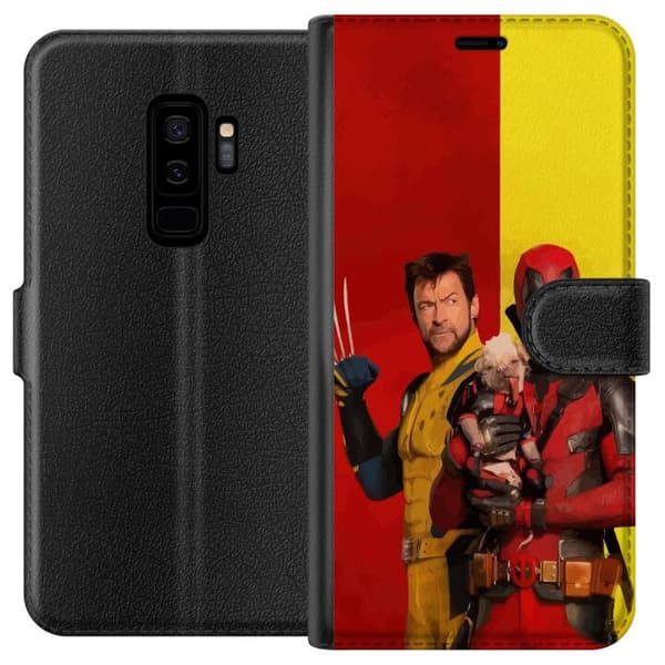 Kompatibel Tegnebogsetui til Samsung Galaxy S9+ Deadpool & Wolverine
