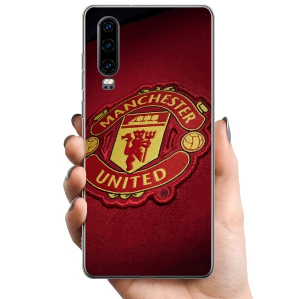 Huawei P30 TPU Matkapuhelimen kuori Manchester United FC