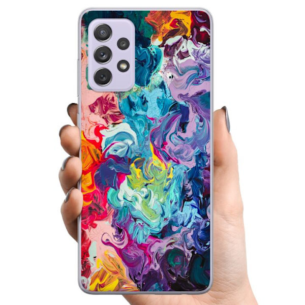 Samsung Galaxy A52s 5G TPU Mobilskal Wild Colours
