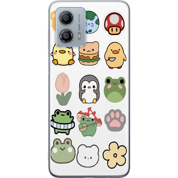 Motorola Moto G53 Gennemsigtig cover Kawaii Friends