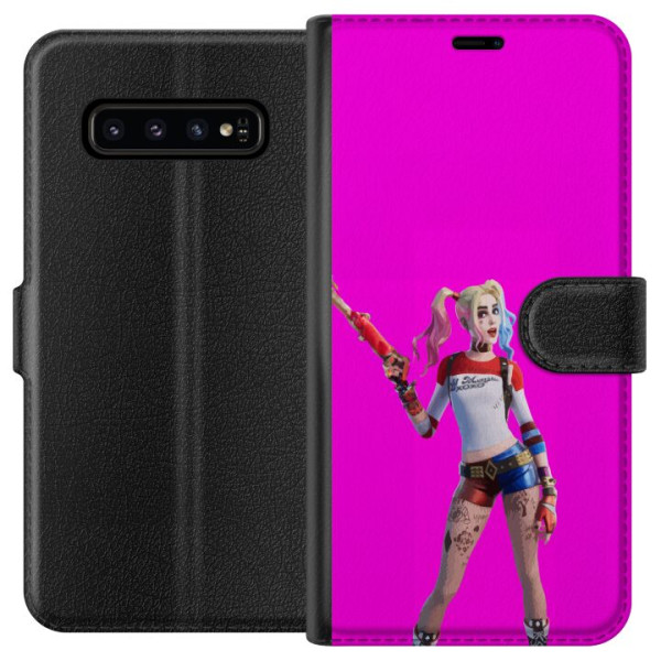 Samsung Galaxy S10 Plånboksfodral Fortnite - Harley Quinn