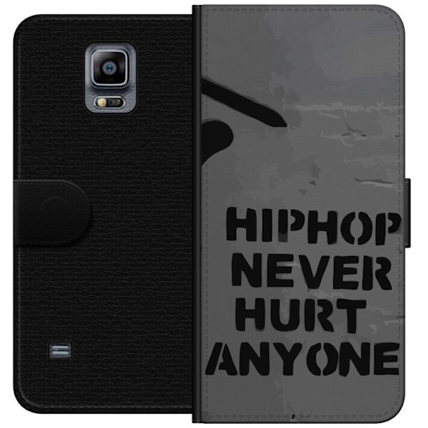 Samsung Galaxy Note 4 Lompakkokotelo Hip Hop Ei Koskaan Satuta Ketään Lainaus Streetwear Musiikki Elämäntapa Graafinen Teksti Motiivi Suosittu Kul
