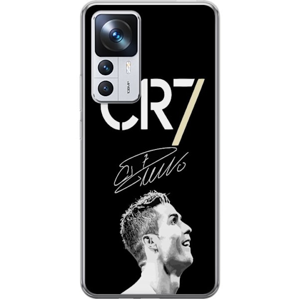 Xiaomi 12T Pro Gjennomsiktig deksel CR7 Ronaldo