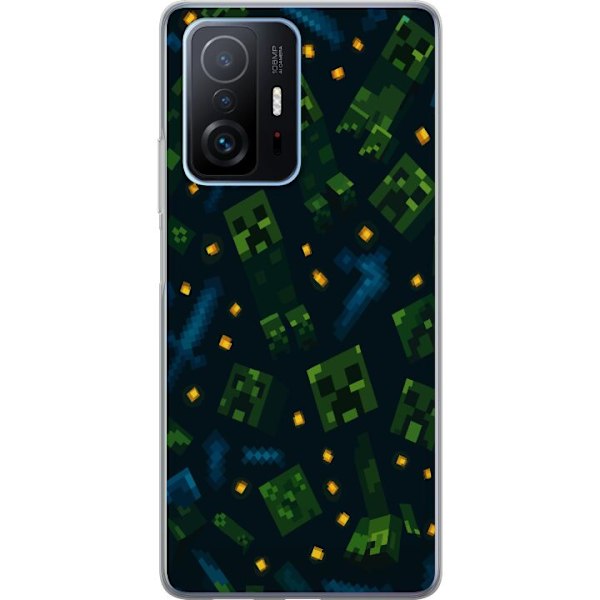 Xiaomi 11T Pro Läpinäkyvä kuori Minecraft Dungeons Mob