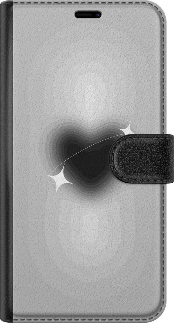 Kompatibelt Plånboksfodral till Apple iPhone 11 Svart Hjärta