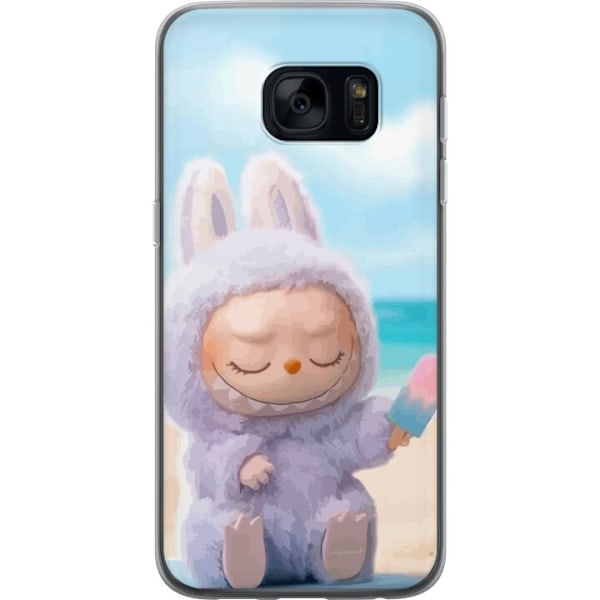 Samsung Galaxy S7 Läpinäkyvä kuori Labubu Vaaleanpunainen T