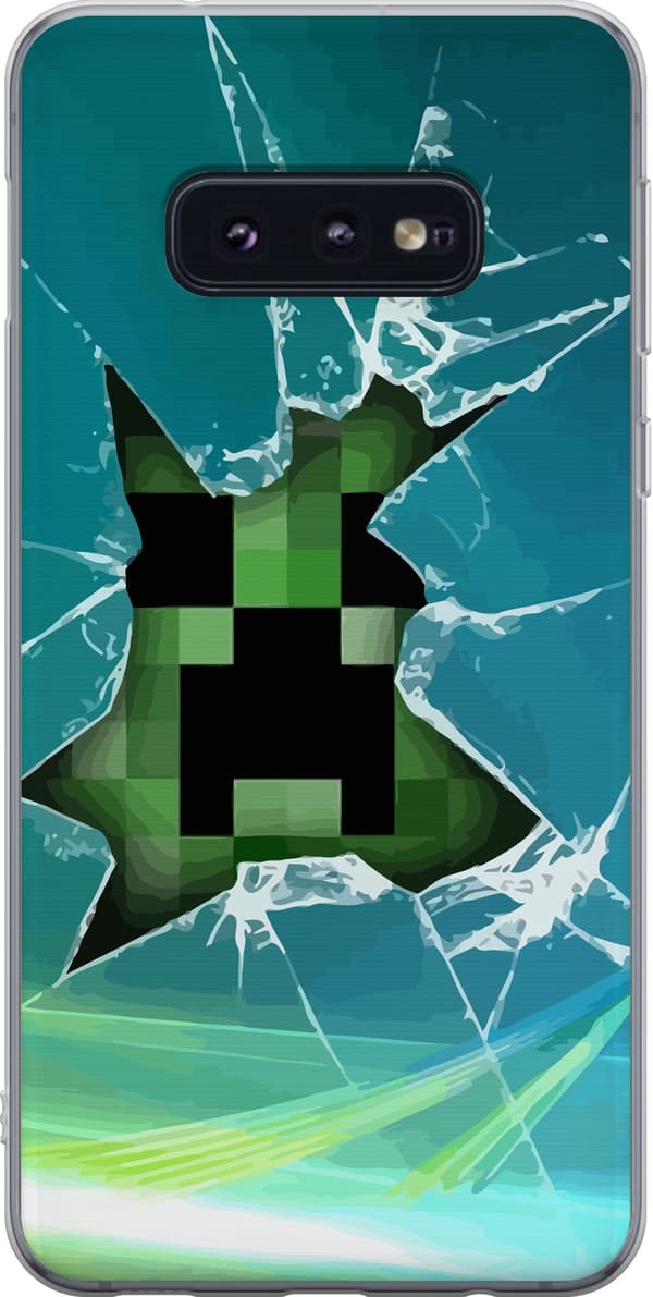 Kompatibelt Mobildeksel til Samsung Galaxy S10e MineCraft