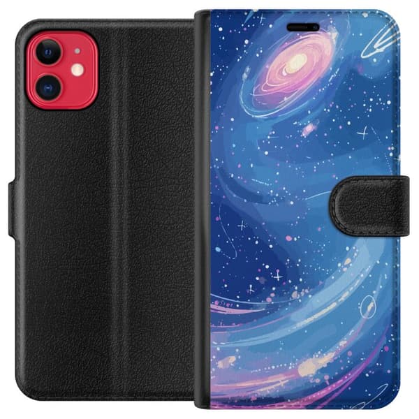 Kompatibel Tegnebogsetui til Apple iPhone 11 Galaksen
