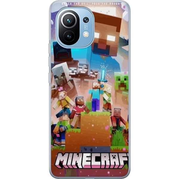 Xiaomi Mi 11 Läpinäkyvä kuori Minecraft