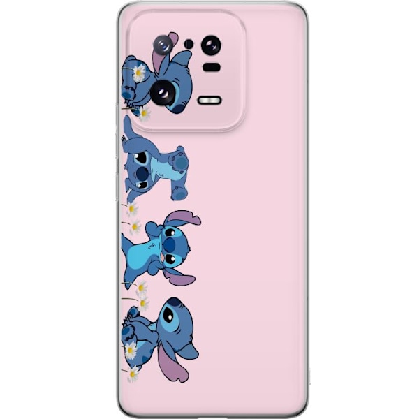 Xiaomi 13 Pro Genomskinligt Skal Stitch Skratt & Bus – Perfekt för Mobilskal eller Poster