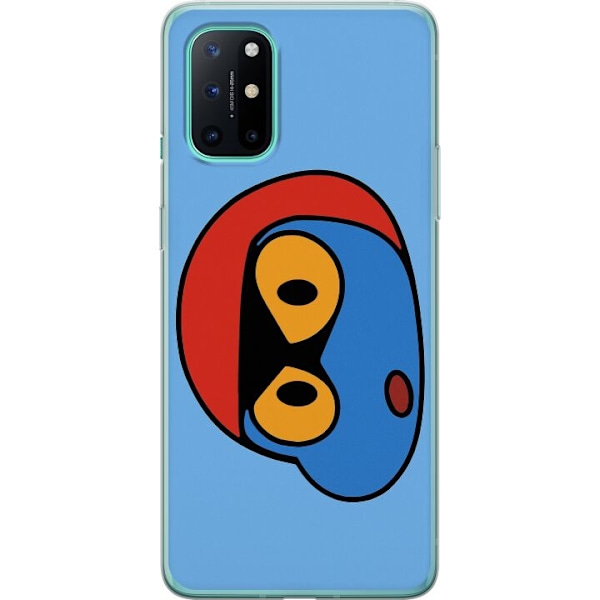 OnePlus 8T Läpinäkyvä kuori Bold Bot Head