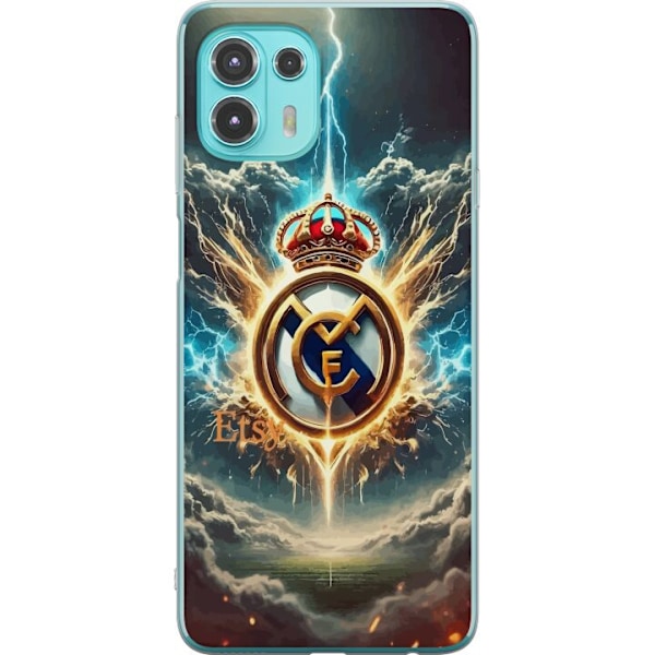 Motorola Edge 20 Lite Gennemsigtig cover Real Madrid