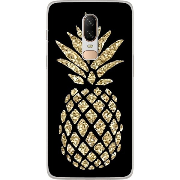 OnePlus 6 Gjennomsiktig deksel Ananas