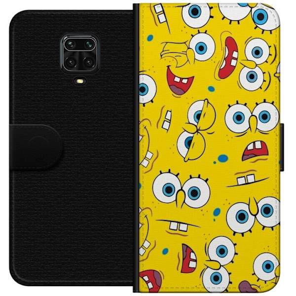 Xiaomi Redmi Note 9 Pro Lommeboketui SvampeBob Firkant