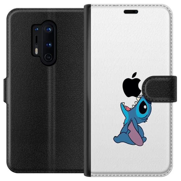 Yhteensopiva Lompakkokotelo OnePlus 8 Pro Stitch Apple