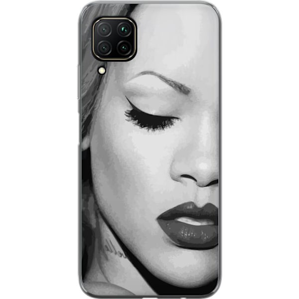 Huawei P40 lite Genomskinligt Skal Rihanna – Aesthetic Edit