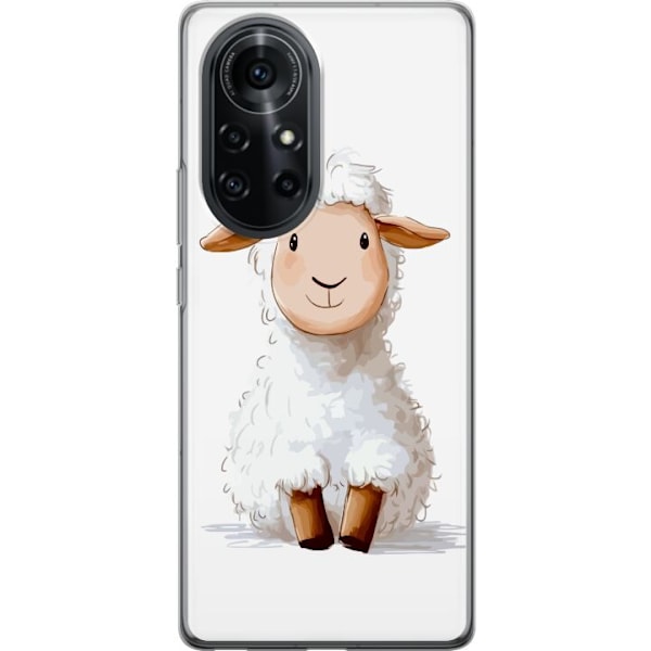 Huawei nova 8 Pro Genomskinligt Skal Sött Lamm – tecknad stil för barn & babyprodukter