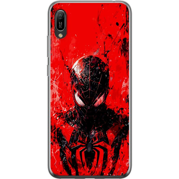 Huawei Y6 Pro (2019) Genomskinligt Skal Spider Man