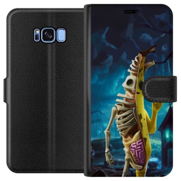 Kompatibelt Plånboksfodral till Samsung Galaxy S8 Fortnite - Peely Dead