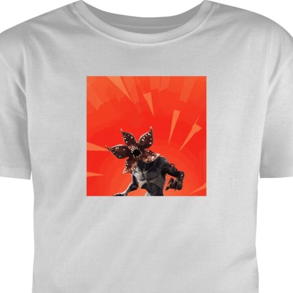 T-Shirt Fortnite - Demogorgon grå S