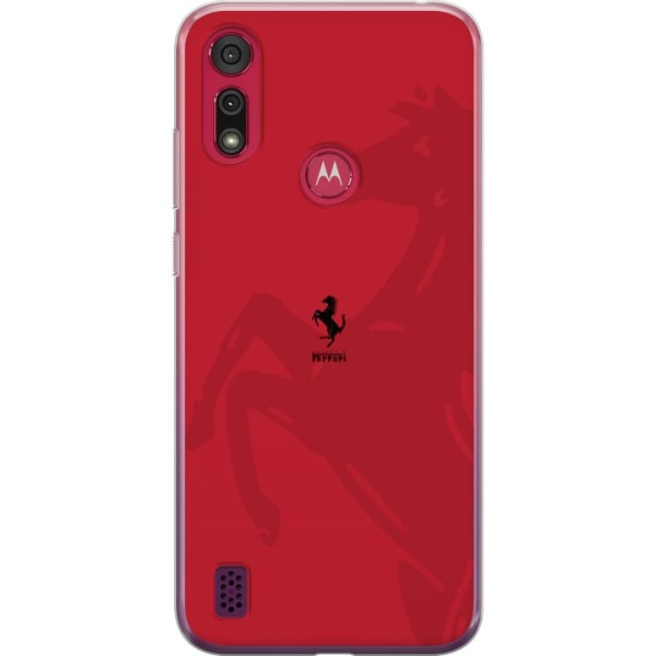 Motorola Moto E6s (2020) Gennemsigtig cover Ferrari