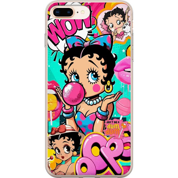 Apple iPhone 7 Plus Läpinäkyvä kuori Betty Boop