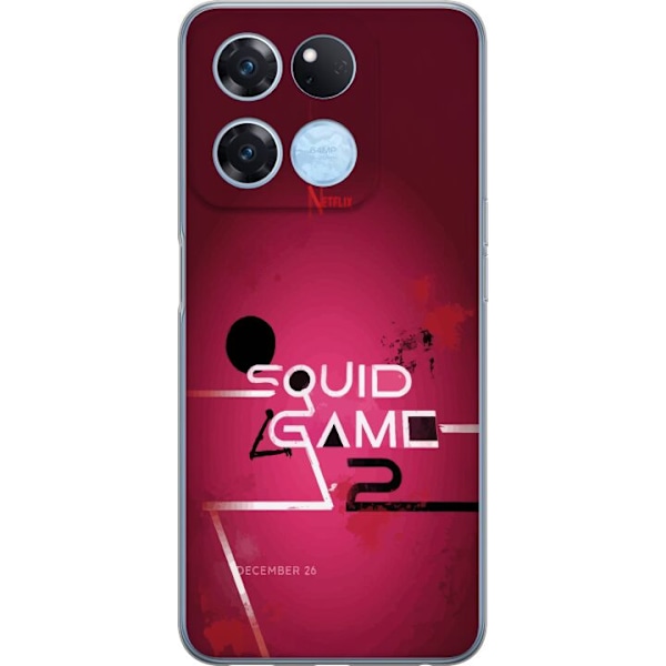 OnePlus Ace Racing Genomskinligt Skal Squid Game 2 - Röd