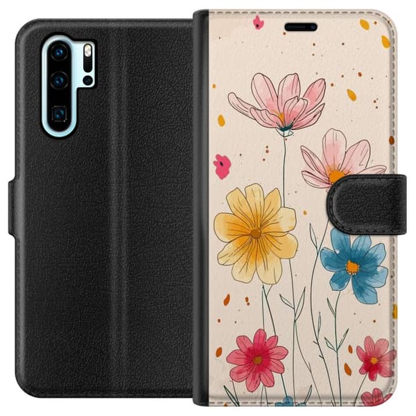 Kompatibel Tegnebogsetui til Huawei P30 Pro Sommer