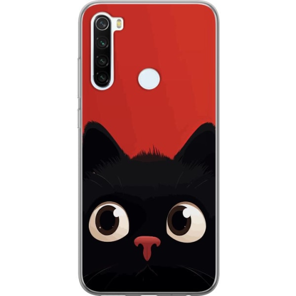 Xiaomi Redmi Note 8 Läpinäkyvä kuori Leikkisä Kissa