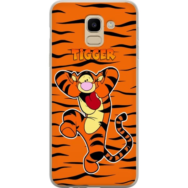 Samsung Galaxy J6 Läpinäkyvä kuori Tiger