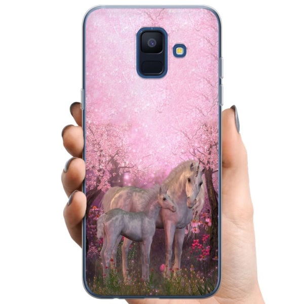 Samsung Galaxy A6 (2018) TPU Mobildeksel Unicorn